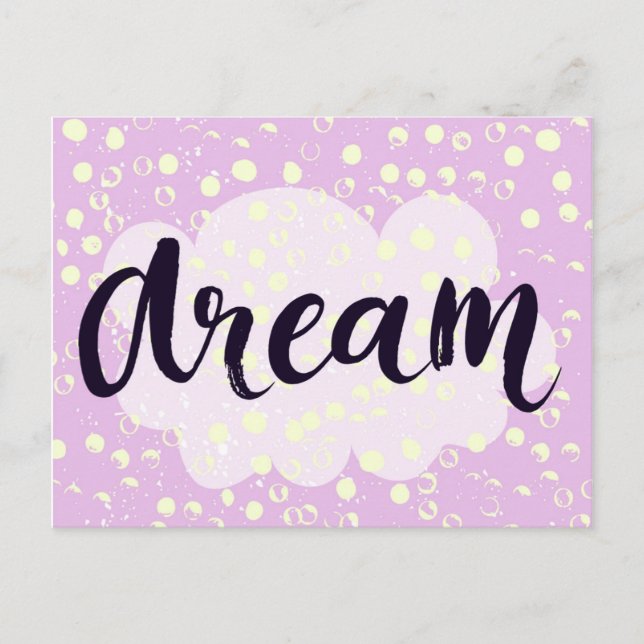 Postal Pink de sueños (Anverso)