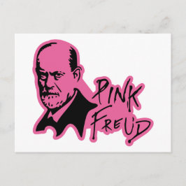 Postal PINK FREUD Psychoanalysis Sound Edition
