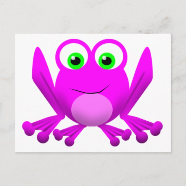 POSTAL PINK FROGGGY (Anverso)