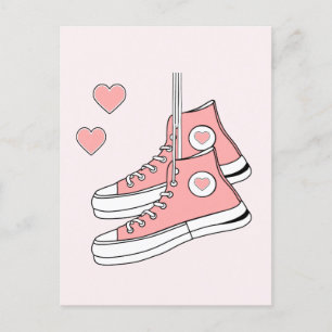Postal Pink Girly Sneakers
