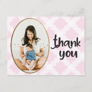 Postal Pink Gold Baby Shower