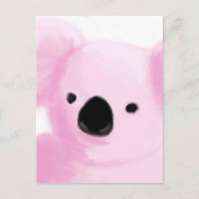 Postal Pink Koala (Anverso)