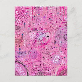 Postal Pink Maximalist Abstract: Raspberry Sundae