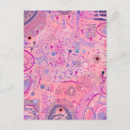 Postal Pink Party Maximalist Art