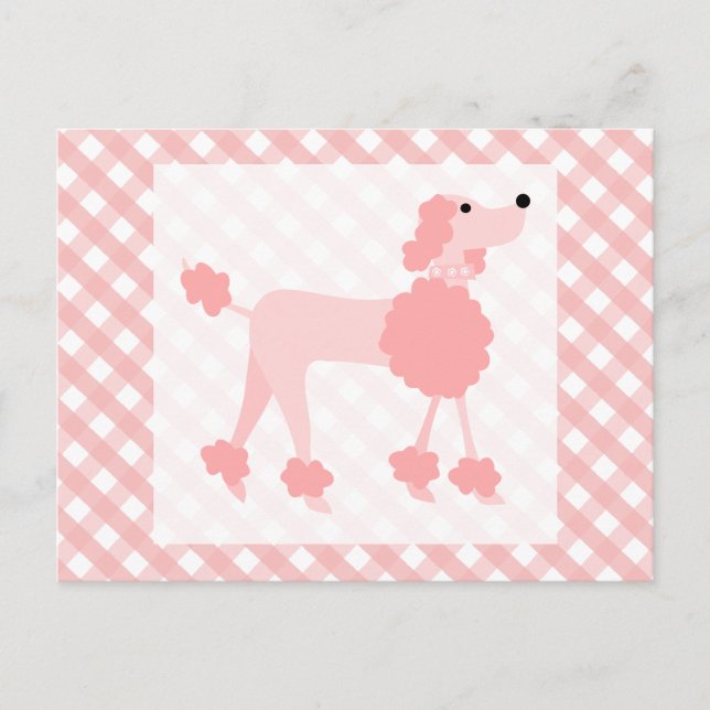 Postal Pink Poodle (Anverso)