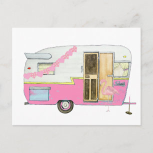 Postal Pink She Shed Camper Trailer