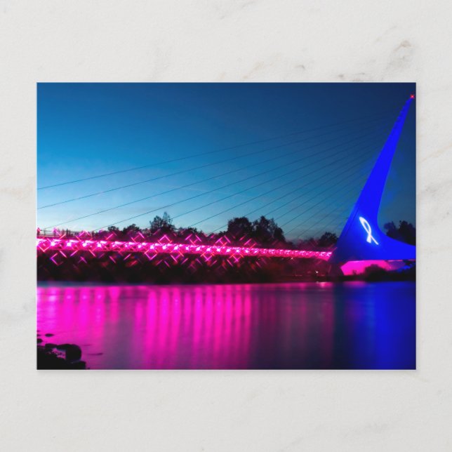 Postal Pink Sundial Bridge (Anverso)