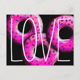 Postal Pinky Donut con rociadores coloridos + tus ideas