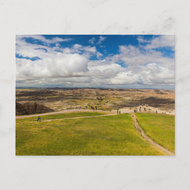 Postal Pinnacles Overview, Parque Nacional Badlands, SD (Anverso)