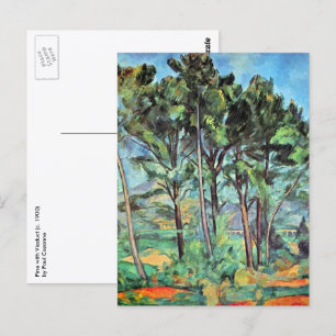 Postal Pino con Viaducto de Paul Cezanne, Arte Antiguo