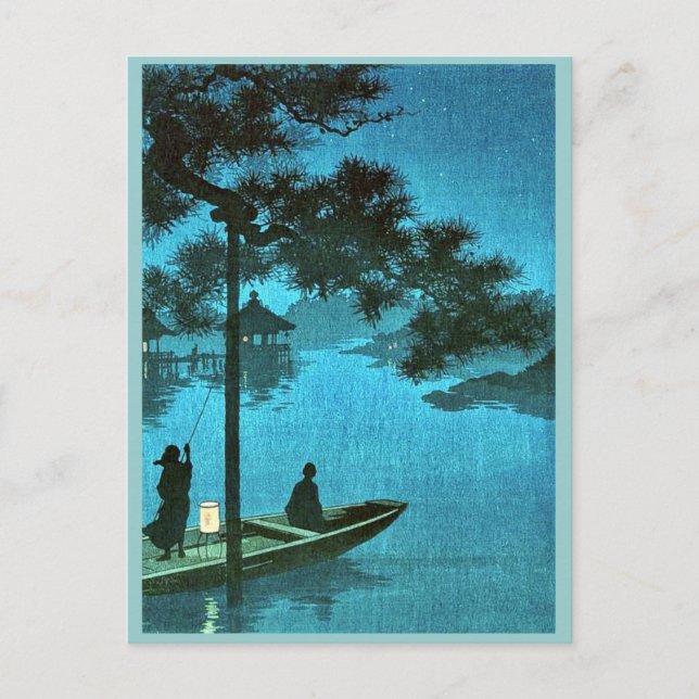 Postal Pino Ukiyoe (Anverso)