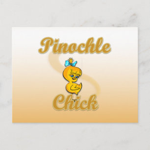 Postal Pinochle Chick