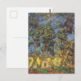 Postal Pinos de Van Gogh - Arte Clásico de Jardín
