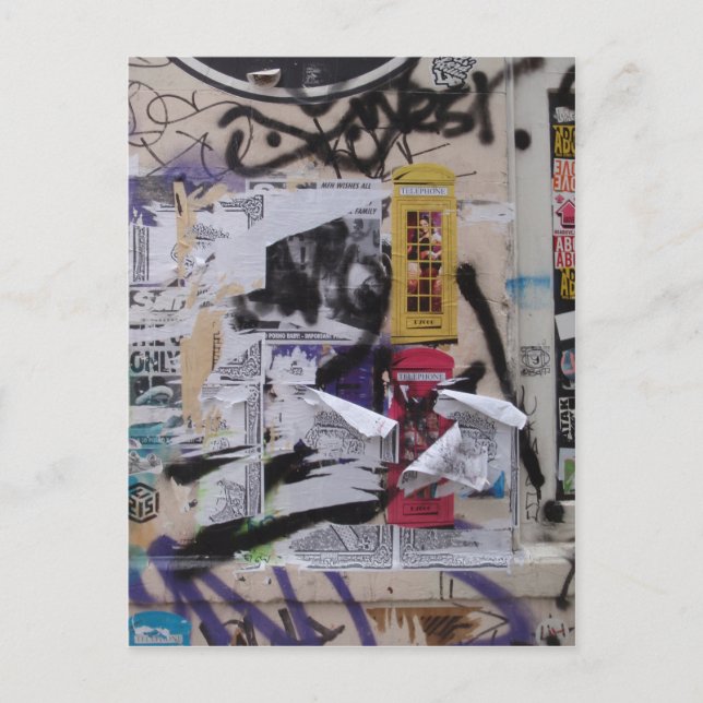 Postal Pintada de Londres (Anverso)