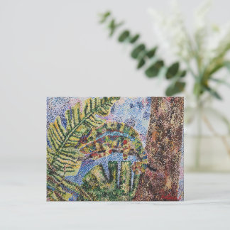 Postal pintada de Rainforest Chameleon