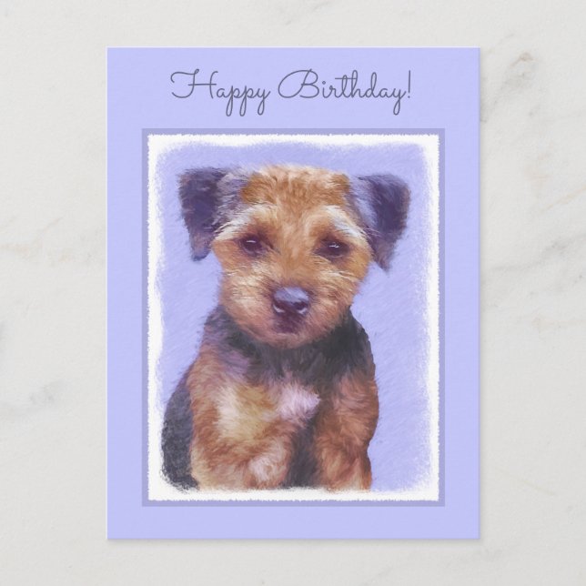 Postal Pintado de la frontera del territorio - Arte de pe (Anverso)