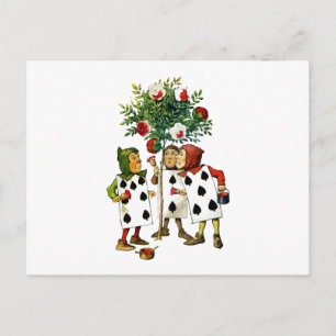 POSTAL PINTAR A LOS ROSAS DE LA REINA