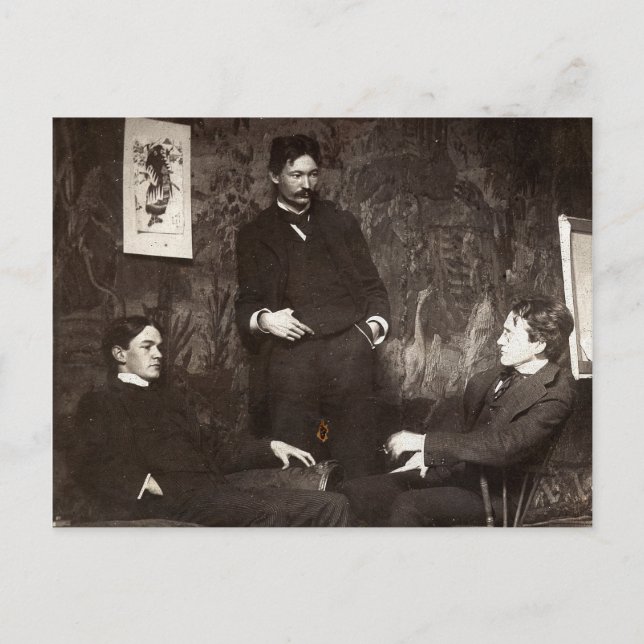 Postal Pinters Everett Shinn Robert Henri John Sloan (Anverso)