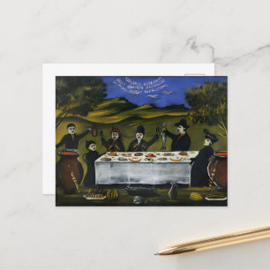 Postal Pintor georgiano Niko Pirosmani
