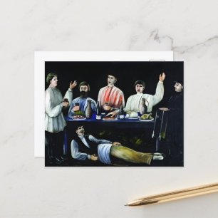 Postal Pintor georgiano Niko Pirosmani