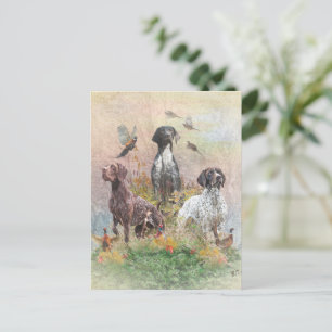 Postal Pintores de corto alcance alemanes (GSP), una faen