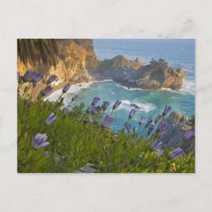 Postal Pintoresca McWay Falls cae en la playa y