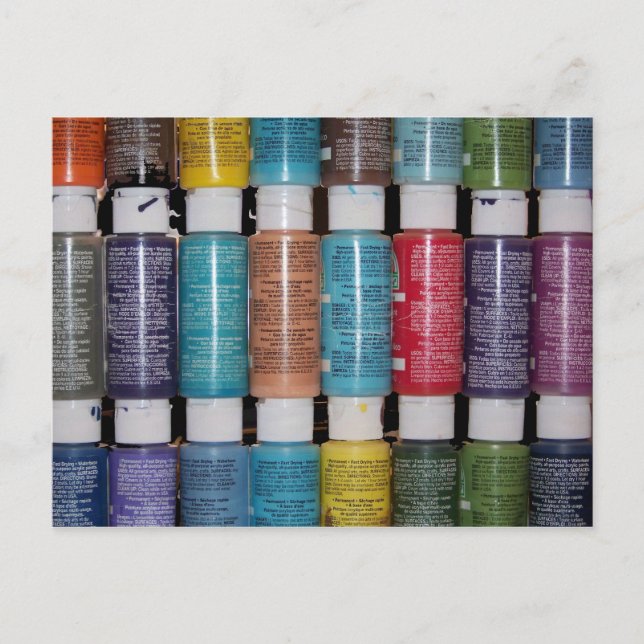 Postal ¡¡¡pintura!!! (Anverso)