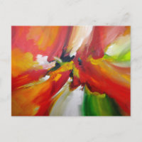 Pintura abstracta de expresionismo