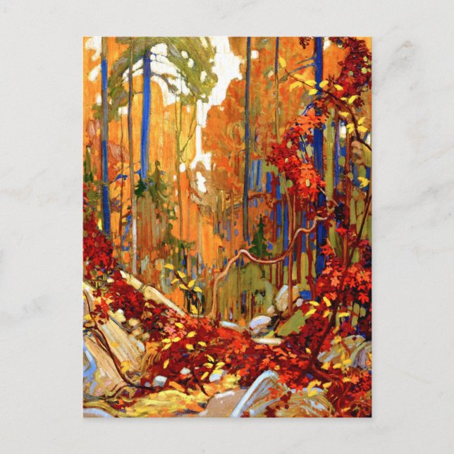 Postal Pintura artística de Autumn Garland (Anverso)