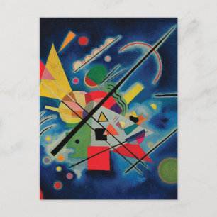 Postal Pintura azul de Wassily Kandinsky