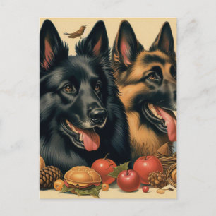 Postal Pintura belga vintage de Tervuren