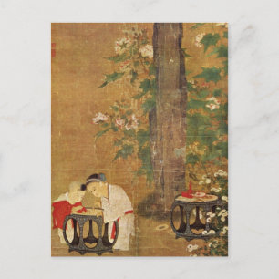 Postal Pintura china antigua de Su Han Chen Post Card