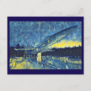 Postal Pintura conmemorativa de la Marina de los EE. UU. 