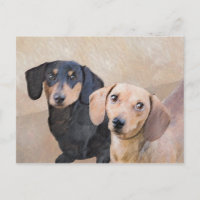 Pintura Dachshund (suave) - Arte Perro Original