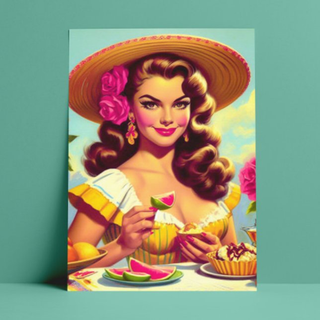 Postal Pintura de aceite de retrato de época (Subido por el creador)