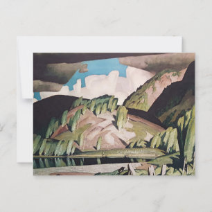 Postal Pintura de agosto de Algonquin Park por A J Casson
