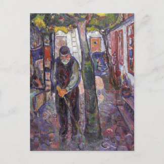 Postal Pintura de arte de Edward Munch