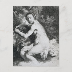 Postal Pintura de arte de Rembrandt