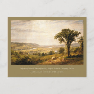 Postal Pintura de arte estadounidense de Wyoming Valley P