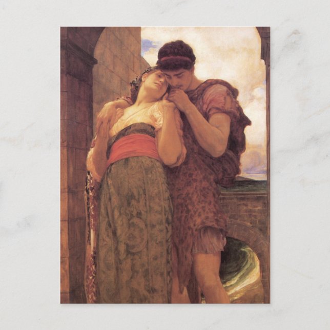 Postal Pintura de arte fino casada (Anverso)