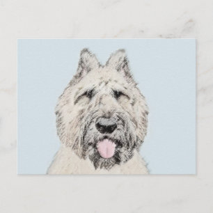 Postal Pintura de Bouvier des Flandres - Arte original de