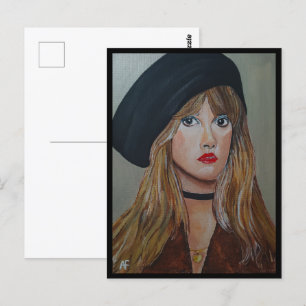 Postal Pintura de bruja blanca de Alfred Fox coleccionabl