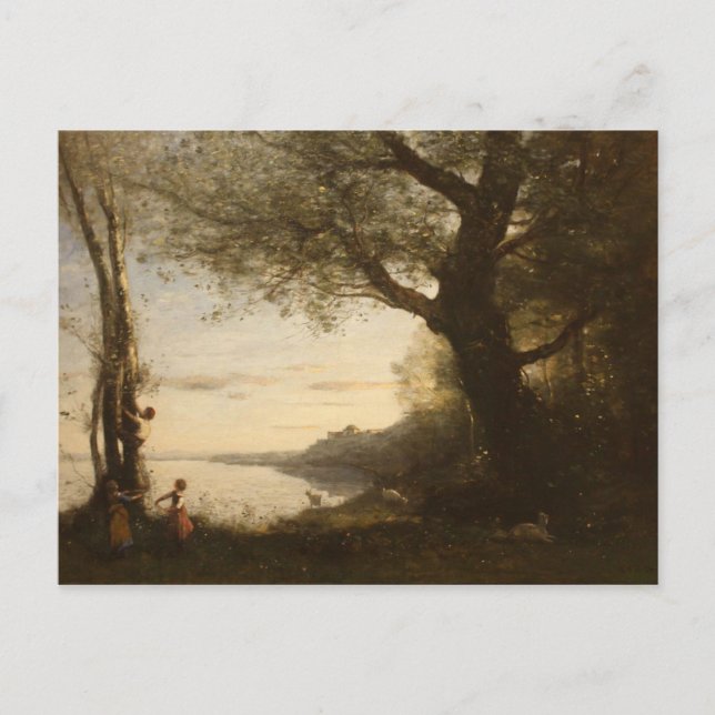 Postal Pintura de Camille Corot (Anverso)
