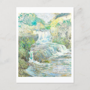 Postal Pintura de cascada