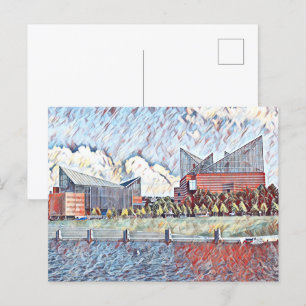 Postal Pintura de Chattanooga, Acuario TN