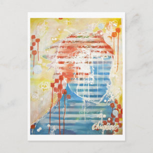 Postal Pintura de Christine