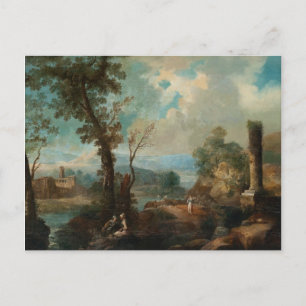 Postal Pintura de Claude Lorrain