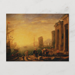 Postal Pintura de Claude Lorrain
