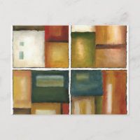 Pintura de cuatro paneles de Jennifer Goldberger