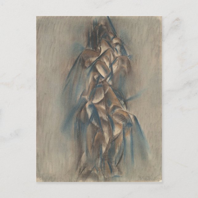 Postal Pintura de cubismo de Max Weber (Anverso)